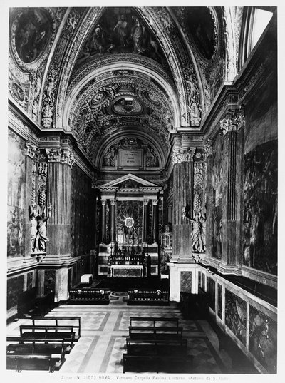 Intérieur de la Chapelle Paolina, Vatican, Rome - Italian Photographer